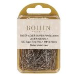 Epingles 30 mm Couturex super-fines n&deg;4 par 500