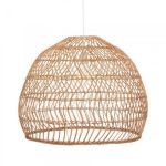 Lampe Suspension en Rotin "Joy" 58cm Beige Prix