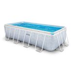 Intex Piscine tubulaire Chevron rectangulaire 4,00 x 2,00 x 1,00 m