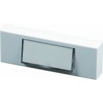 Scs sentinel Golf 64003 W - Bouton poussoir rectangulaire PE. Coque blanche SCS