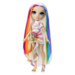 Rainbow high Hair Chalk & Style Poupée - Amaya - Poupée Arc-en-Ciel 28 cm, Craie à Cheveux Lavable, Colorez, Coiffez, Jouez, Rincez et Recommencez, Enfants de 4 à 12 Ans et +