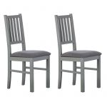 Lot De 2 Chaises LUZERNA Gris