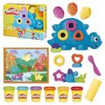 Play-Doh Starters Dino des Formes et Couleurs, Jouet de pâte à Modeler