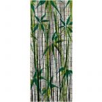 Wenko Rideau bambou, rideau de porte, 'bambou', rideau mouche, Bambou, 90x200 cm, Multicolore