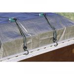 Wolfcraft Sangle avec tendeur à cliquet et 2 crochets. Résistance 180 kg.