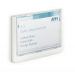 Durable 4861-02 - Plaque de porte CLICK SIGN, (L)149 x (H)105,5 mm, coloris blanc