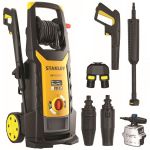 Stanley Nettoyeur haute pression 2500W 150 bars SXPW25DTSE Double Motopompe DUALTECH Tuyau 8m accessoires