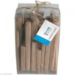 Artémio Bois flotté déco - Baguettes 7,5 à 11,5 cm - 250 g