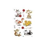Herma 3 planches de stickers - Photos de chat