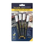 Securit Feutres-craie à encre liquide - trait 1-2 mm - blanc - lot de 4 feutres