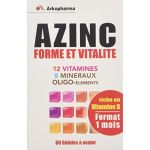 Arkopharma Azinc Forme et Vitalit&eacute; adultes - 60 g&eacute;lules