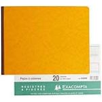 Exacompta Registre 20 colonnes sur 2 pages (250 x 320 mm)