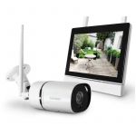 Avidsen Kit dvr sans fil moniteur+cam&eacute;ra 4 canaux port&eacute;e max. 15m blanc - 123412