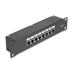 Delock Panneau de brassage 43304 Cat6 16 ports RJ45 rack 1U noir