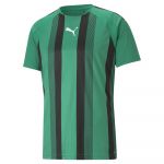 Puma T-shirt à Manches Courtes Teamliga Striped XS Pepper Green / Black