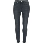 Only ONLWAUW Mid SK BJ1097 Noos Jeans, Washed Black, XL/32 aux Femmes