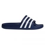 Adidas Sandales Adilette Aqua - UK 4 Bleu/Blanc Tongs