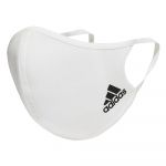 Adidas Pack de 3 masques face covers blanc m l
