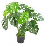 Leaf Plante Artificielle en Forme de Feuille Monstera 80 cm