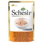 Schesir 5x85g Kitten poulet en gelée nourriture humide pour chat + 1 sachet offert!