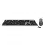 Ewent EW3272 clavier Souris incluse RF sans fil QWERTY Espagnole Noir