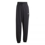 Adidas Essentials Small Logo Cuffed Pantalon Survêtement Femmes - Noir