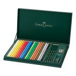 Faber-Castell Crayon de couleur Polychromos Coffret cadeau Mixed Media