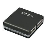 Lindy 42742 - Mini Hub 4 ports USB 2.0