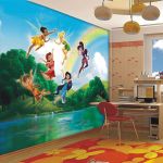 Papier peint XXL intisse La Vall&eacute;e du printemps Fairies 360X270 CM AG ART