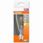Osram Ampoule LED Edison clair filament 7W=60 E27 chaud