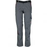Planam 2329050 Highline Pantalon femmes Taille 50 Ardoise/Noir/Rouge