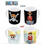 Stor Mug thermoreactif Luffy One Piece