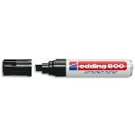 Edding 5 marqueurs permanent Jumbo E-800 encre noire pointe biseau