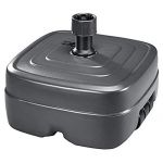 Schneider Electric Schirme Pied de parasol en polyéthylène Gris anthracite Approximativement 45 l - 856-15