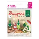 Graine Créative Bougies de Noël Kit DIY 3 pcs