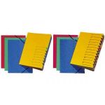 Pagna 24061-02 - Trieur "EASY", 21 x 29,7 cm, carton, 7 compartiments, bleu
