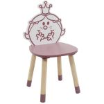 Chaise Enfant "madame Princesse" 57cm Rose Prix