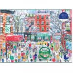 Galison Puzzle 1000 pièces : Noël dans le village de Greenwich