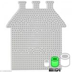 Hama 306 - Loisir Créatif - Midi Plaque - Maison