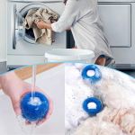 Boules capture de poils pour machine &agrave; laver lave-linge Lot de 3