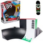 Tech Deck Finger Skate - Starter Set X-Connect Zero-Bowl Builder - Skate Park 100% Modulable À Construire Et Personnaliser + 1 Finger Skate - Mini Skate Doigt - Jouet Enfant - Jeu Enfant 6 Ans et +