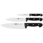 Zwilling 34930-006-0 Twin Chef Jeu de couteau Acier/Plastique Argent/Noir 3 pi&egrave;ces