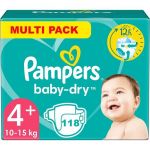 Pampers BABY-DRY TAILLE 4 PLUS 118 COUCHES (10-15 KG)