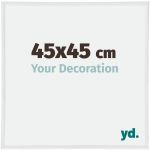 Your Decoration - 45x45 cm - Cadres Photos en Plastique Avec Verre Plexiglas - Excellente Qualit&eacute; -Blanc Brillant - Cadre Decoration Murale - Annecy.