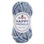Dmc Fil velours Happy chenille - Crochet et Tricot - Brume - 15 g
