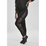 Urban classics Legging Femme Urban Classic Striped Lace Big 2XL noir