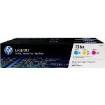 HP CF341A - Toners 126A Tri-pack 3 couleurs 1000 pages