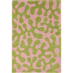 Nazar Rugs - Tapis GROOVY 384 vert - 120x160 cm