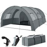 TecTake Tente tunnel Roskilde pour 6 personnes