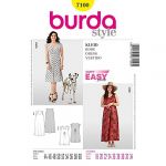 Burda Patron 7100 Robe